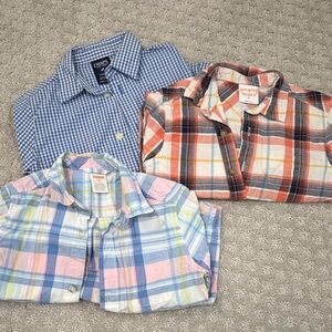 Kids Long Sleeve Button Down Shirts Bundle